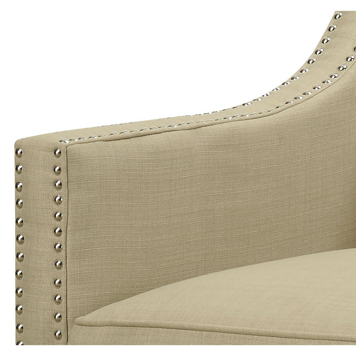 Erica 497 Chair W/Chrome Nails Heirloom Natural (ISTA 3) - Maxx Save 