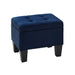 Ethan 3Pk Storage Bench with 2 Ottoman in Heirloom Blue (ISTA3A) - Maxx Save 