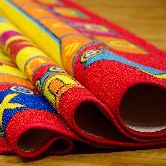 ABBEY Red & Multi 5' X 8' Area Rug - Maxx Save 