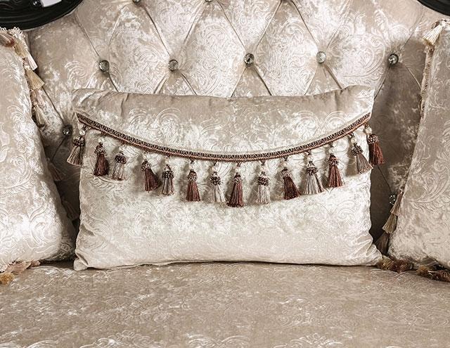 Acapulco White & Espresso Sofa - Maxx Save 