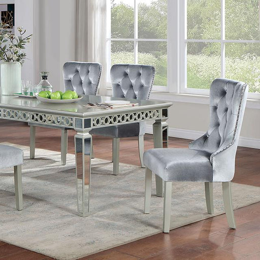 ADALIA Dining Table, Silver - Maxx Save 