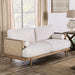 ALESUND Loveseat, Beige/Light Oak, Natural & Brown - Maxx Save 