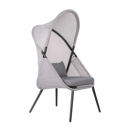 Alverta Foldable Chair Grey & Black (2/Ctn) - Maxx Save 