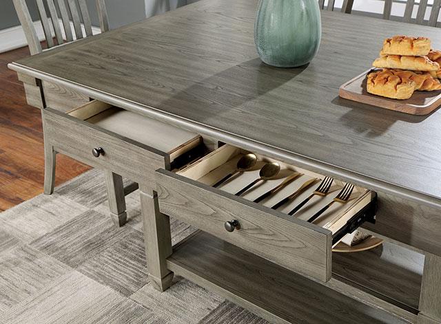 ANAYA Counter Ht. Table, Gray - Maxx Save 