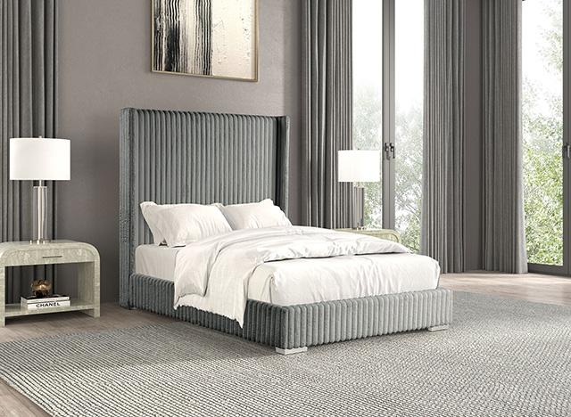 Cadwell Bed Black, Grey, Pink & White - Maxx Save 