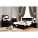 Castor Bed Black, Chrome, & White - Maxx Save 