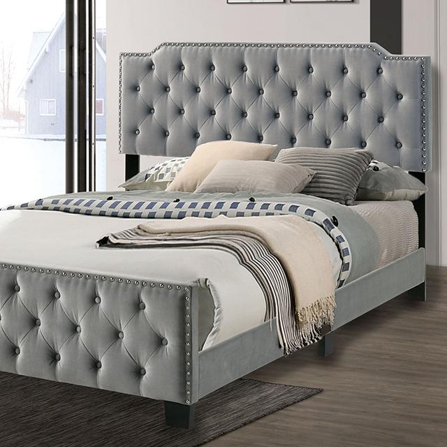 Charlize Bed Grey & Navy - Maxx Save 