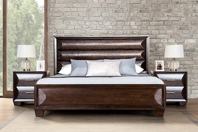Chemnitz Bed Espresso & White - Maxx Save 