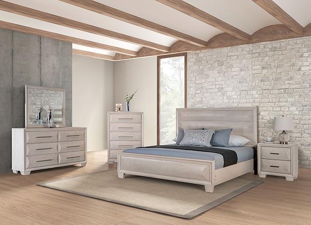 Chemnitz Bed Espresso & White - Maxx Save 