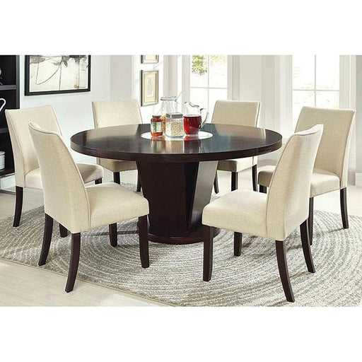Cimma Espresso Round Dining Table - Maxx Save 
