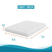 Artemisia 10" Memory Foam Mattress White - Maxx Save 