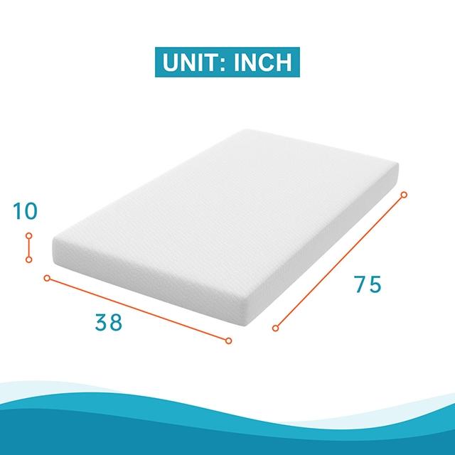Artemisia 10" Memory Foam Mattress White - Maxx Save 