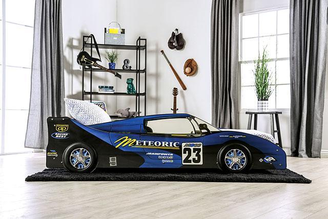 DUSTRACK Twin Bed, Blue & Red - Maxx Save 