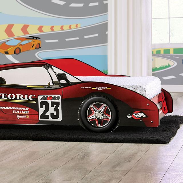 DUSTRACK Twin Bed, Blue & Red - Maxx Save 