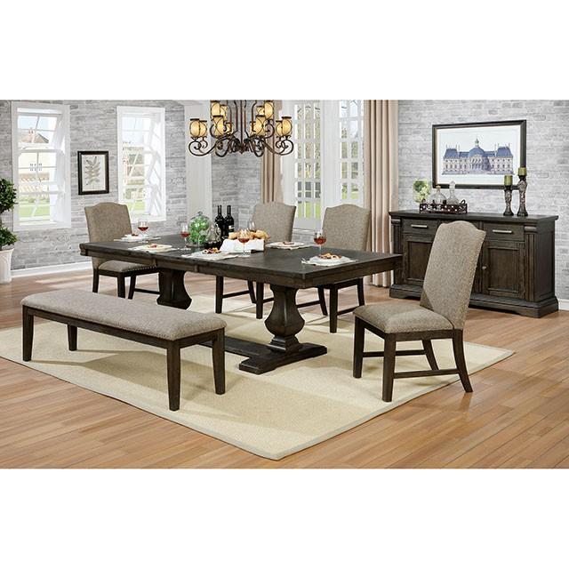 Faulk Espresso Dining Table - Maxx Save 