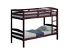 Finsbury Twin Twin Bunk Bed Espresso, Grey & White - Maxx Save 