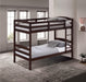 Finsbury Twin Twin Bunk Bed Espresso, Grey & White - Maxx Save 