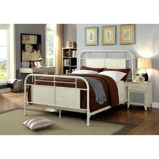 Haldus Cal.King, E.King, & Twin Bed White, Ivory, & Red - Maxx Save 