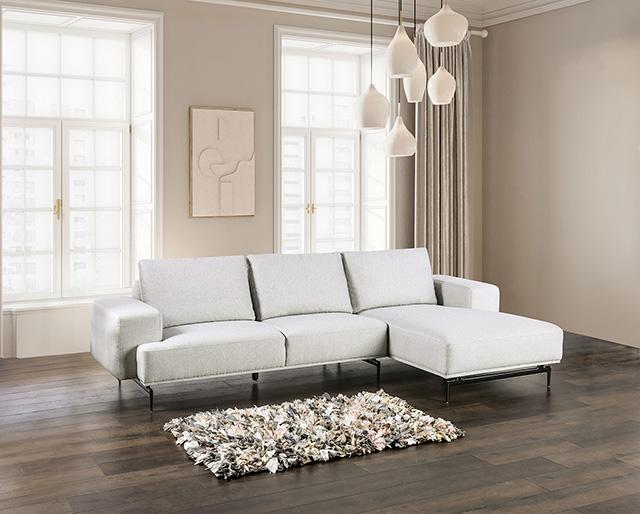 Baerum Sectional, Left & Right Chaise Beige & Gray - Maxx Save 