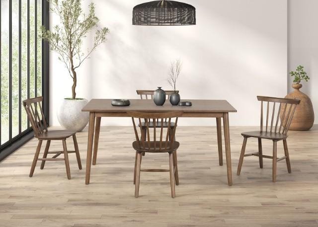 Beale Dining Table Walnut & Black - Maxx Save 