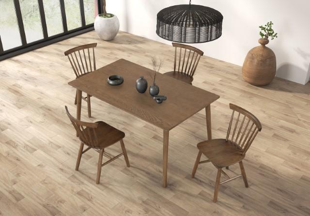 Beale Dining Table Walnut & Black - Maxx Save 