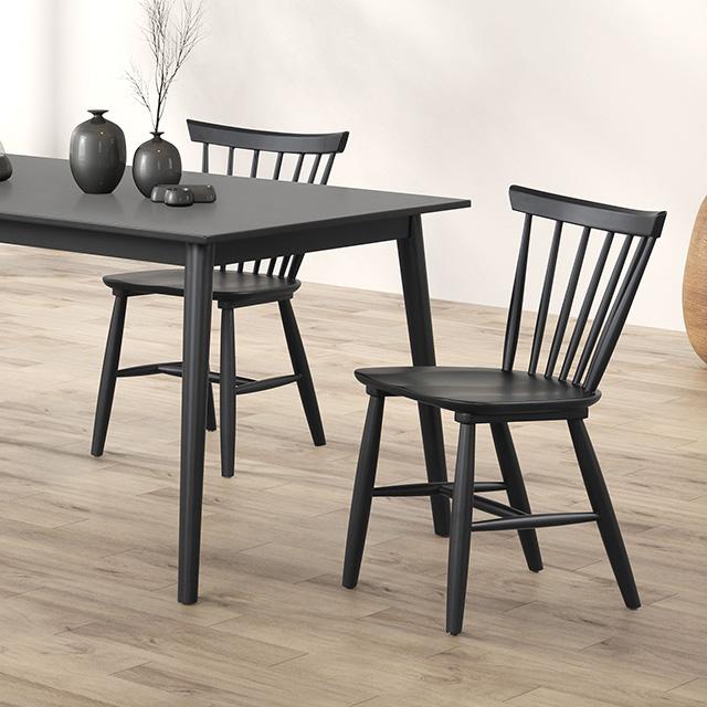 Beale Dining Table Walnut & Black - Maxx Save 
