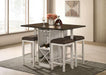 BINGHAM Counter Ht. Table w/ 2 x 15" Leaves - Maxx Save 