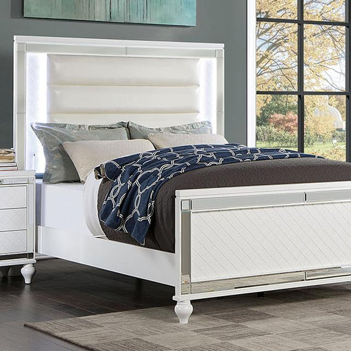 CALANDRIA Queen Bed, White image