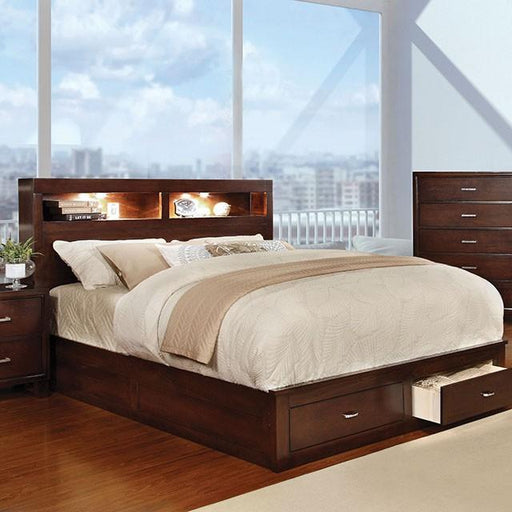 GERICO II Queen Bed, Brown Cherry image