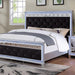 MAIREAD E.King Bed, Silver/Black image