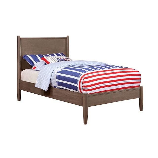 LENNART I Gray & Oak Full Twin Bed - Maxx Save 