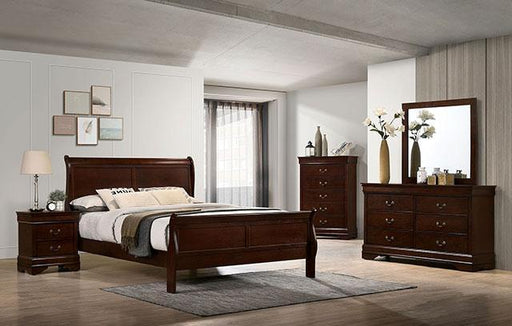 Louis Philippe Full, Twin, Full, & King Bed Black, Grey, Brown & White - Maxx Save 