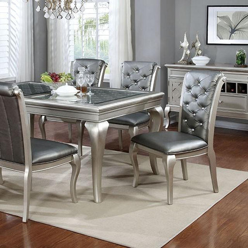 Amina Champagne Dining Table - Maxx Save 