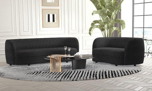 VERSOIX Loveseat, Black - Maxx Save 
