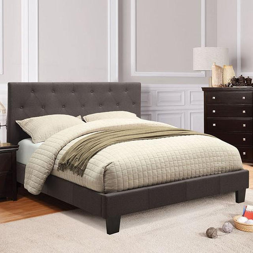 LEEROY Queen & Twin Bed Ivory & Gray - Maxx Save 