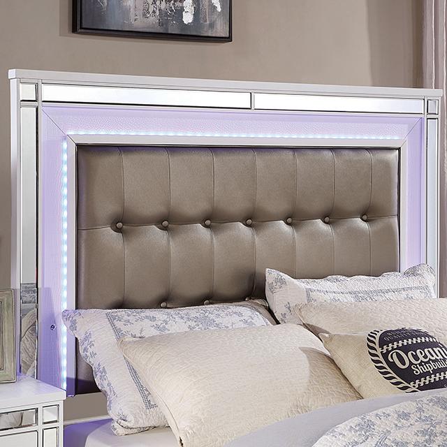 Brachium Queen Bedroom Set Silver - Maxx Save 