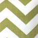 ZOE 22" X 22" Pillow, Green Chevron (2/CTN) - Maxx Save 