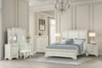 Stella Mia E.King & Queen Bed White & White - Maxx Save 