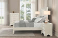 Stella Mia E.King & Queen Bed White & White - Maxx Save 