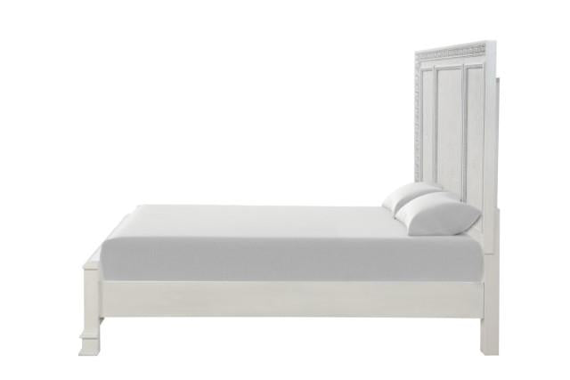 Stella Mia E.King & Queen Bed White & White - Maxx Save 