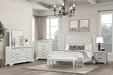 Stella Mia E.King & Queen Bed White & White - Maxx Save 