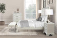 Stella Mia E.King & Queen Bed White & White - Maxx Save 