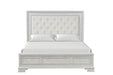 Stella Mia E.King & Queen Bed White & White - Maxx Save 