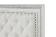 Stella Mia E.King & Queen Bed White & White - Maxx Save 