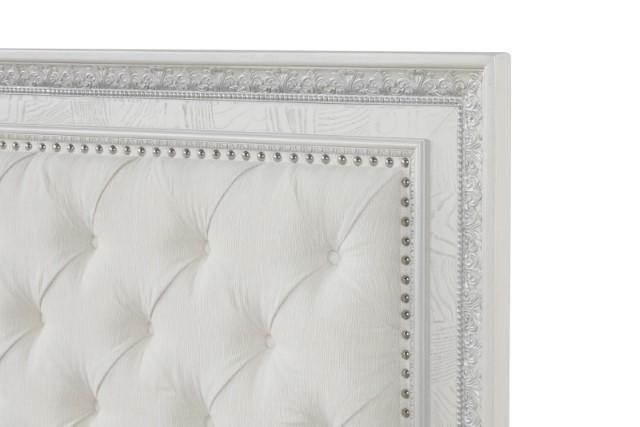 Stella Mia E.King & Queen Bed White & White - Maxx Save 