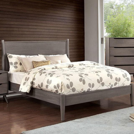 LENNART I Gray & Oak Full Twin Bed - Maxx Save 