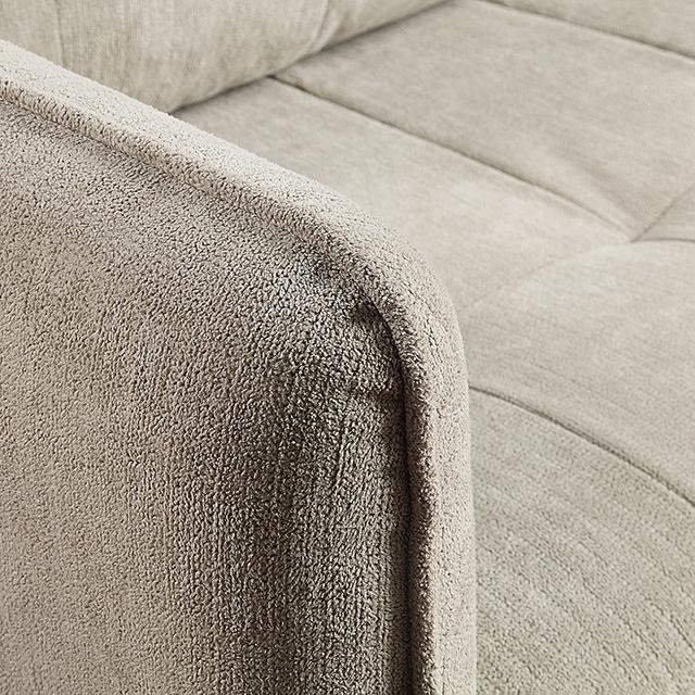 LYNDA Loveseat w/ Pillows, Light Gray - Maxx Save 