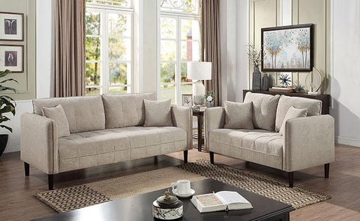 LYNDA Loveseat w/ Pillows, Light Gray - Maxx Save 