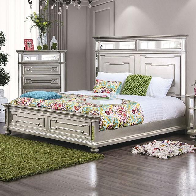 Salamanca Silver Cal.King & Queen Bed - Maxx Save 