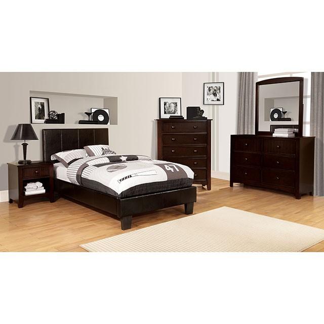 Winn Park Cal.King, E.King, Twin, & Full Bed Chrome, Gray, Brown, & Chrome - Maxx Save 